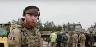 BRITTERNA SKICKAR AMMUNITION MED UTARMAT URAN TILL UKRAINA