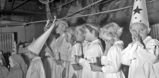 Eldfängd lussemorgon