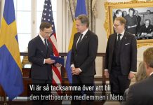 Dagen efter Sveriges degradering till lydstat