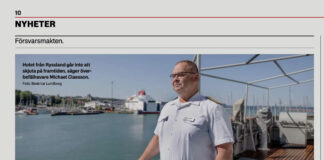 ÖB-Claesson krigshetsar mot Ryssland på uppdrag av regeringen (med tillägg)