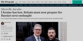 The Telegraph: Ukraina har förlorat kriget mot Ryssland